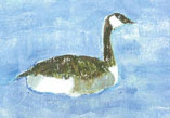 Painting of goose by Gene McCormick